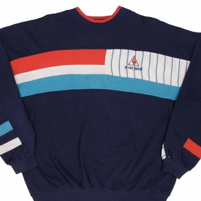 Breathable wear VINTAGE LE COQ SPORTIF CREWNECK SWEATSHIRT 1980S SIZE LARGE
