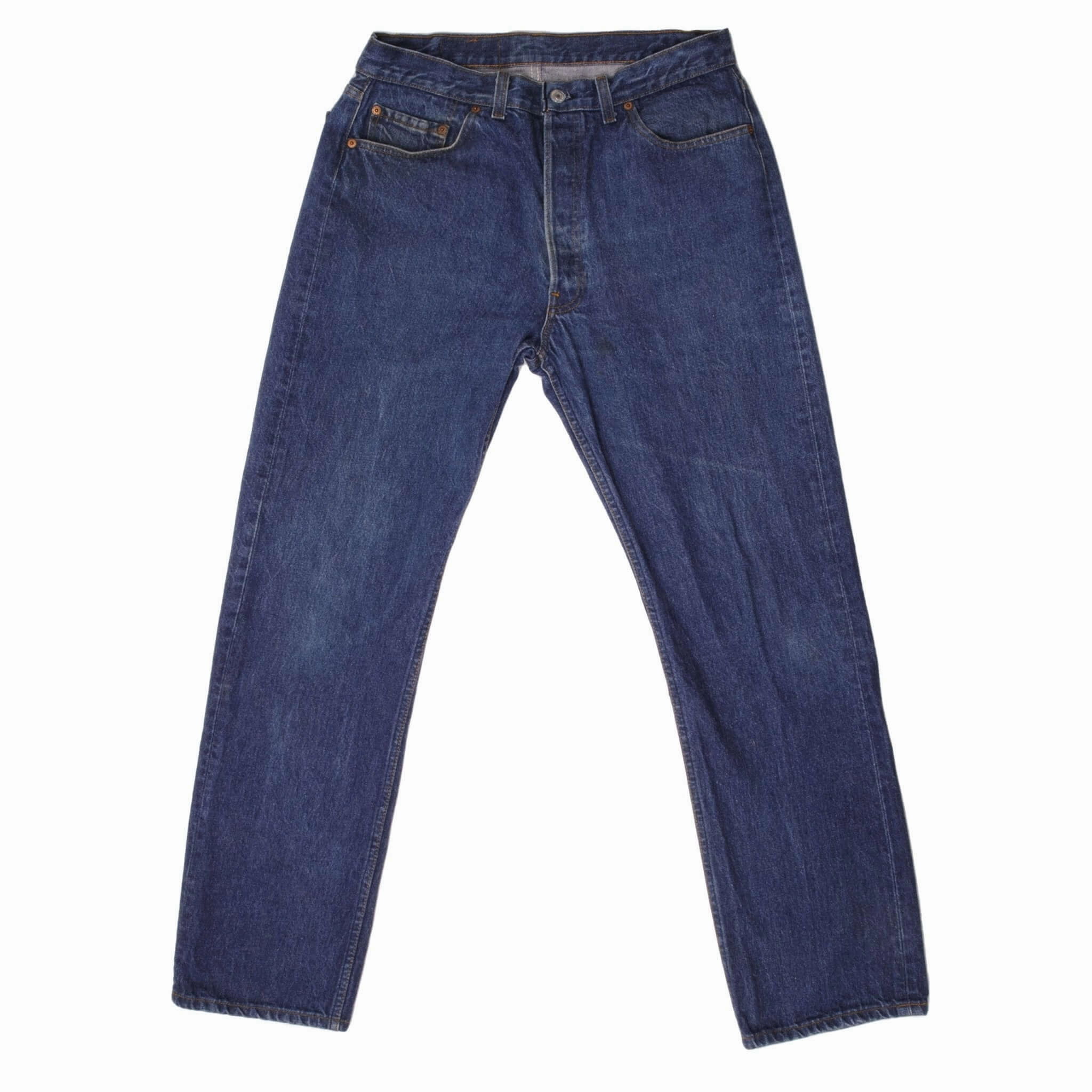 VINTAGE LEVIS 501 1980S JEANS INDIGO SIZE W34 L32 MADE IN USA Easy Fashion