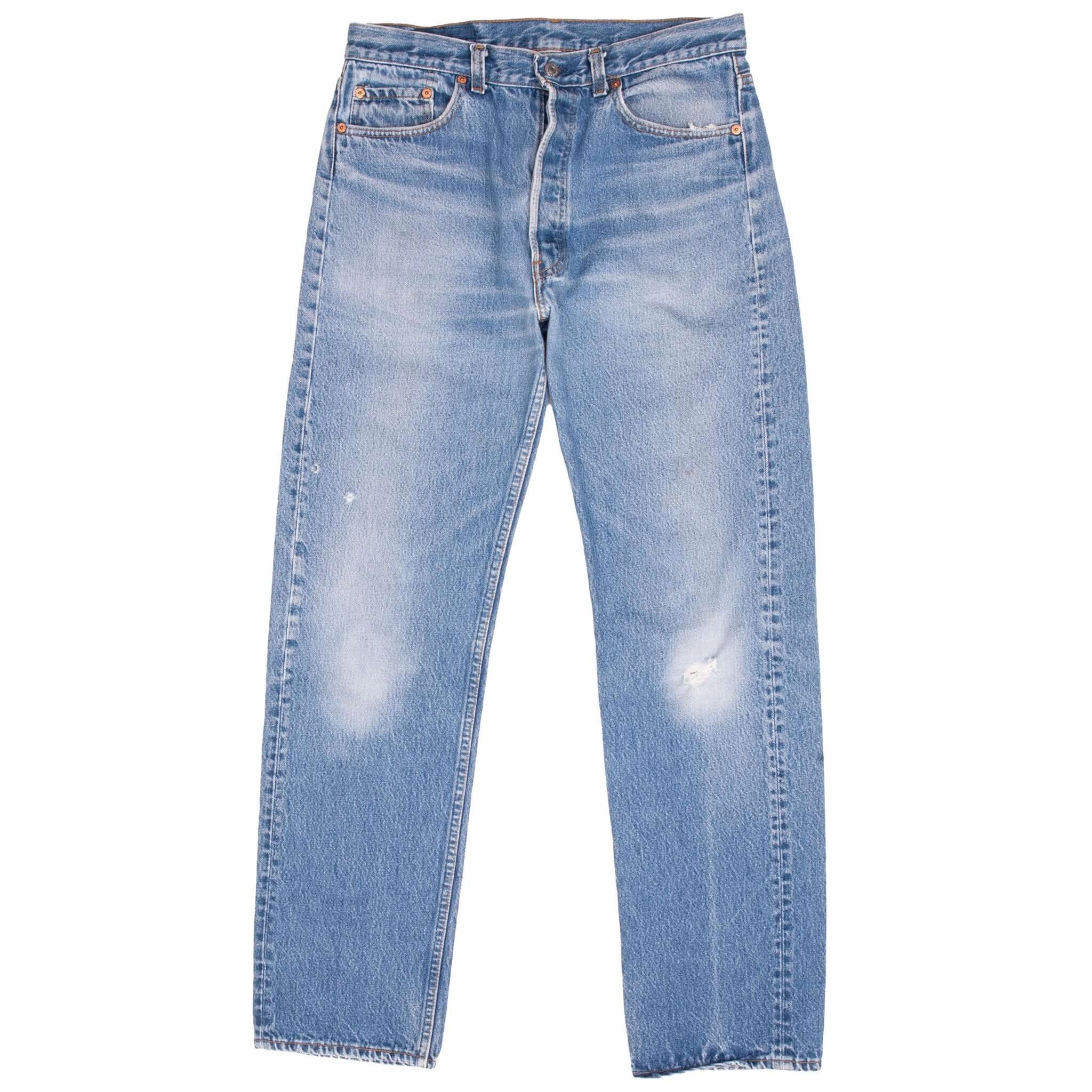 Perfect for All VINTAGE LEVIS 501 INDIGO BLUE JEANS 1980S SIZE 32X31 MADE IN USA