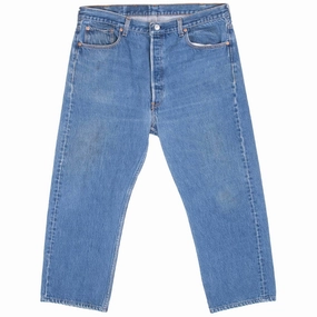 VINTAGE LEVIS 501 INDIGO BLUE JEANS 1980S SIZE 36X24 MADE IN USA Neutral palette