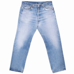 Lightwear Option Neutral Outfit Piece VINTAGE LEVIS 501 INDIGO BLUE JEANS 1980S SIZE 36X29 MADE IN USA