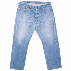 VINTAGE LEVIS 501 INDIGO BLUE JEANS 1980S SIZE 38X27 MADE IN USA Weekend Getaway Stylish