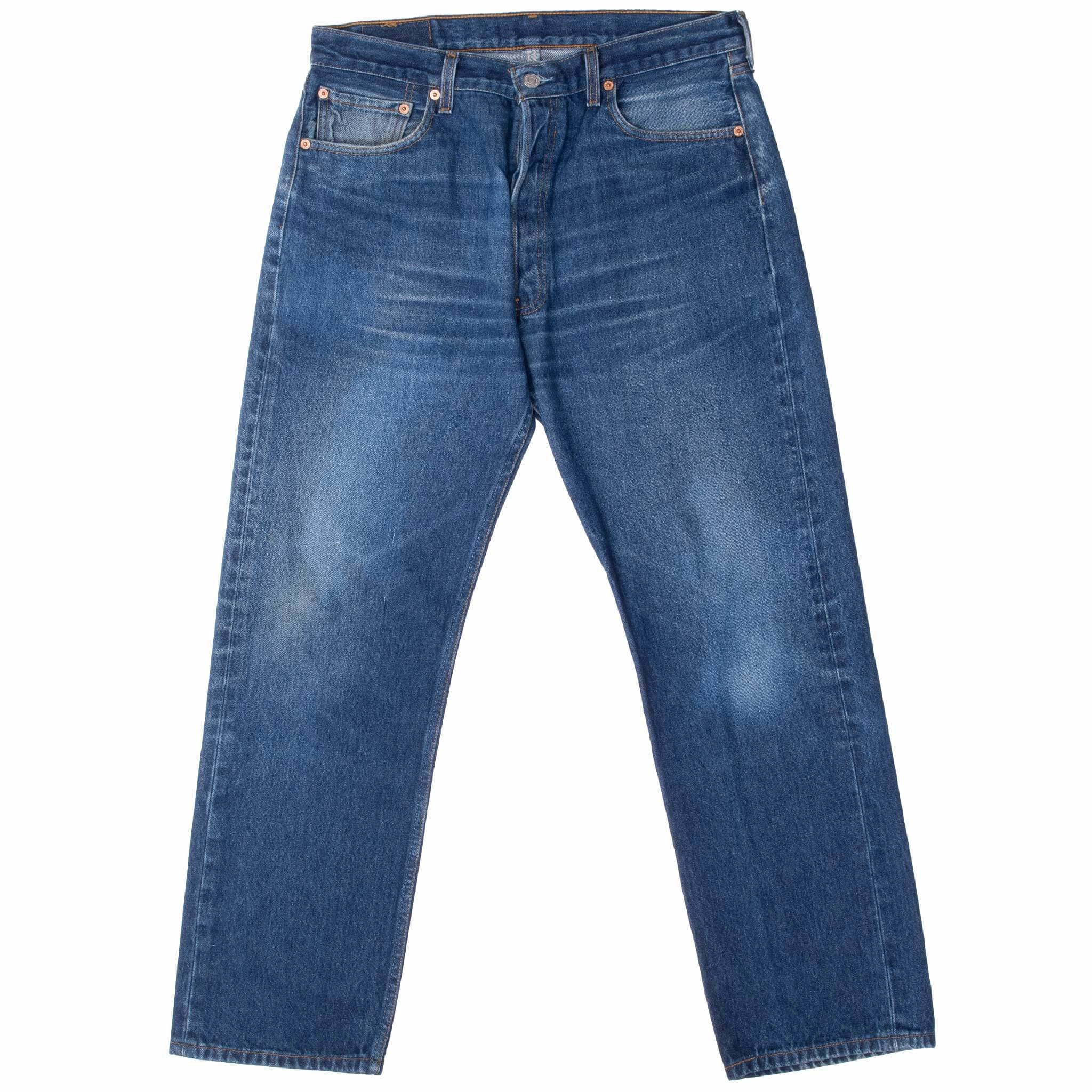 Shopping Day Vibrant Couple Look Lightweight VINTAGE LEVIS 501 INDIGO BLUE JEANS 1990S SIZE 32X29 MADE IN USA