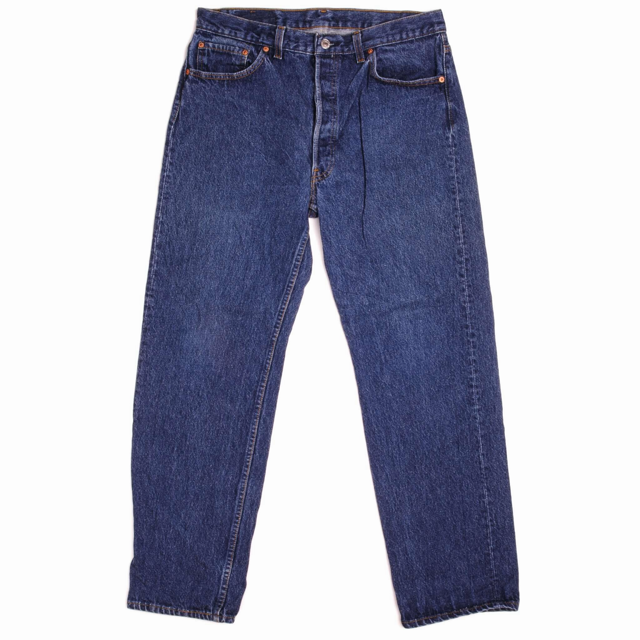 Clean Silhouette VINTAGE LEVIS 501 JEANS 1990's SIZE 33X29 W33 L29 MADE IN USA