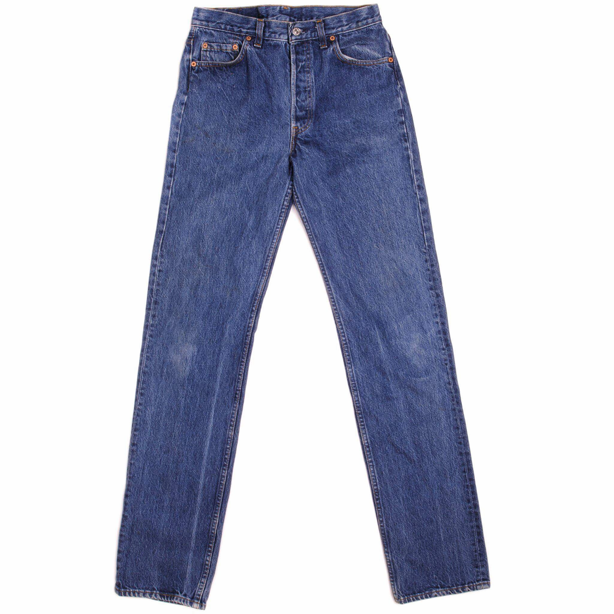 VINTAGE LEVIS 501 JEANS INDIGO 1980s SIZE W29 L35 MADE IN USA Effortless Layer Spring Mood Smooth Work Meeting