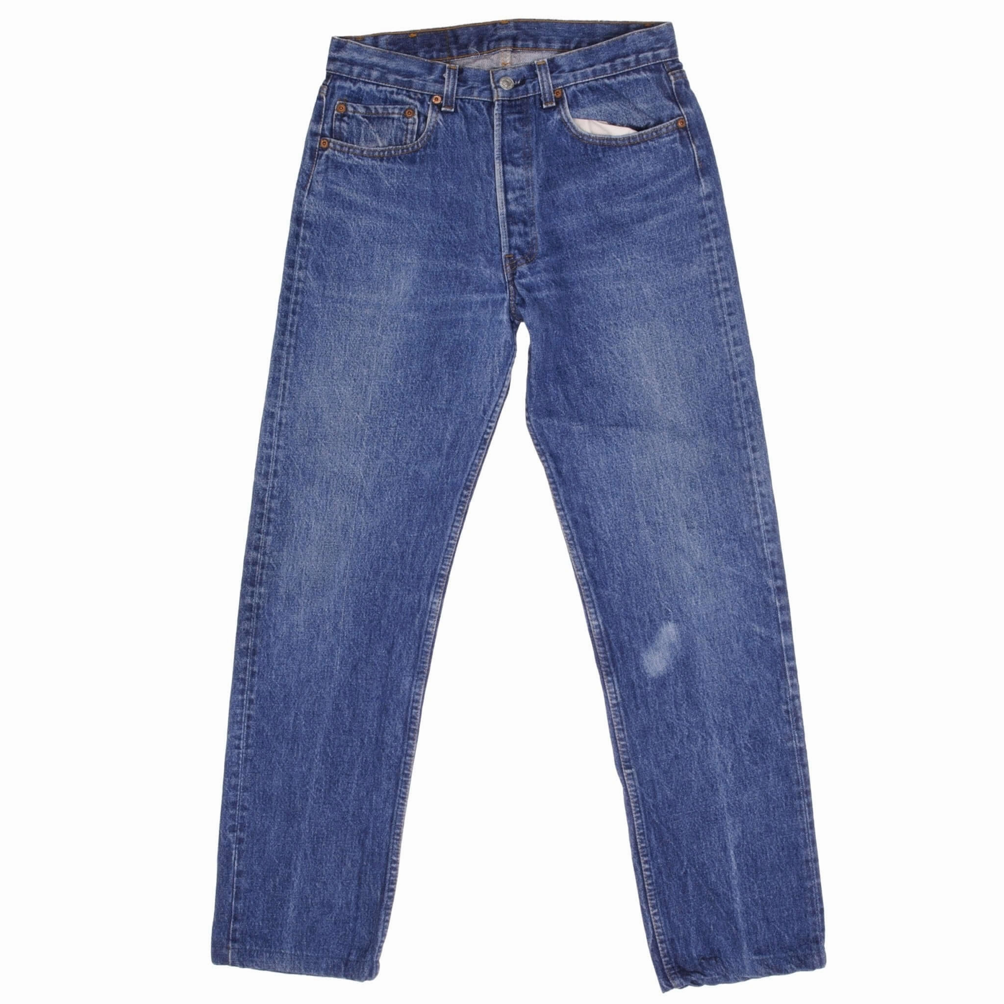 Fashion Focus VINTAGE LEVIS 501 JEANS INDIGO 1980S SIZE W31 L31 MADE IN USA