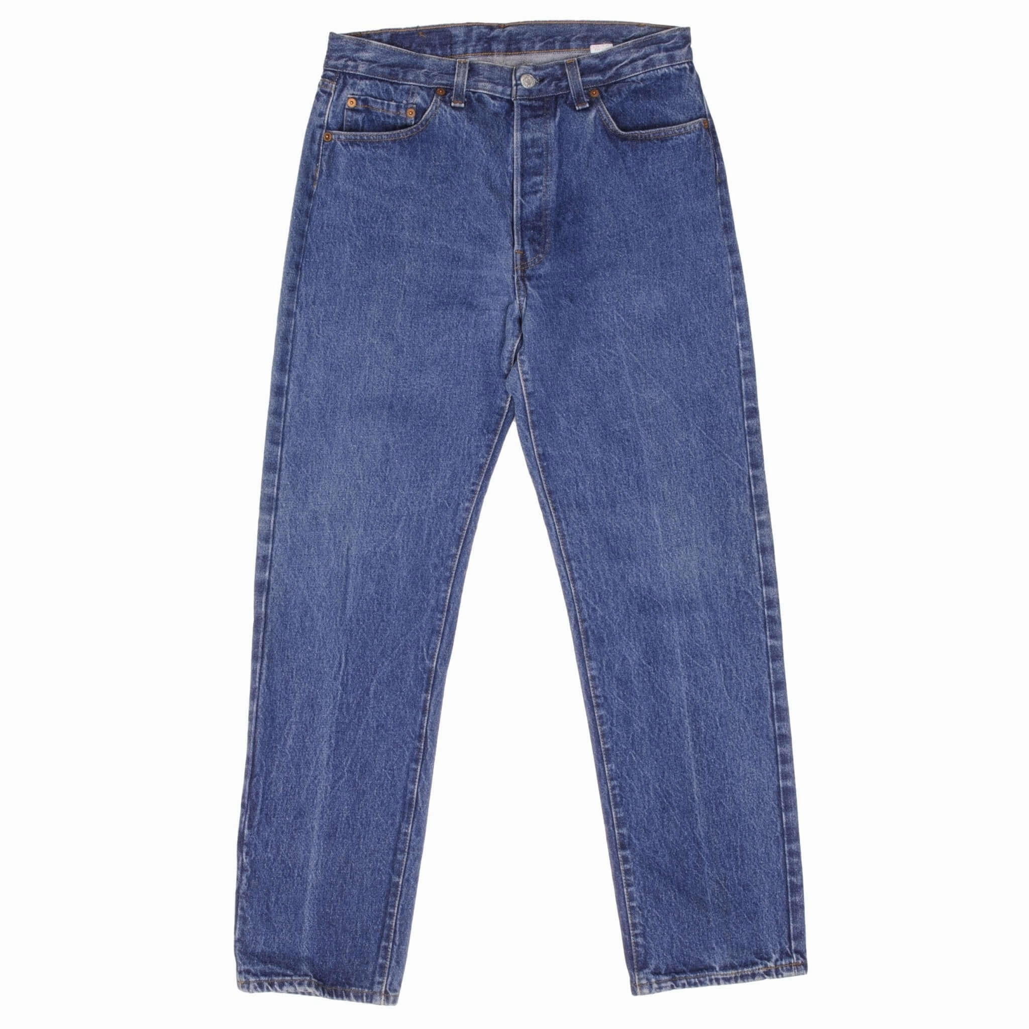 VINTAGE LEVIS 501 JEANS INDIGO 1980S SIZE W32 L31 MADE IN USA Weekend Style Outdoor Adventure