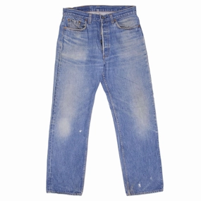 Customizable Hem Options Work Ready Earthy VINTAGE LEVIS 501 JEANS INDIGO 1980S SIZE W32 L31 MADE IN USA