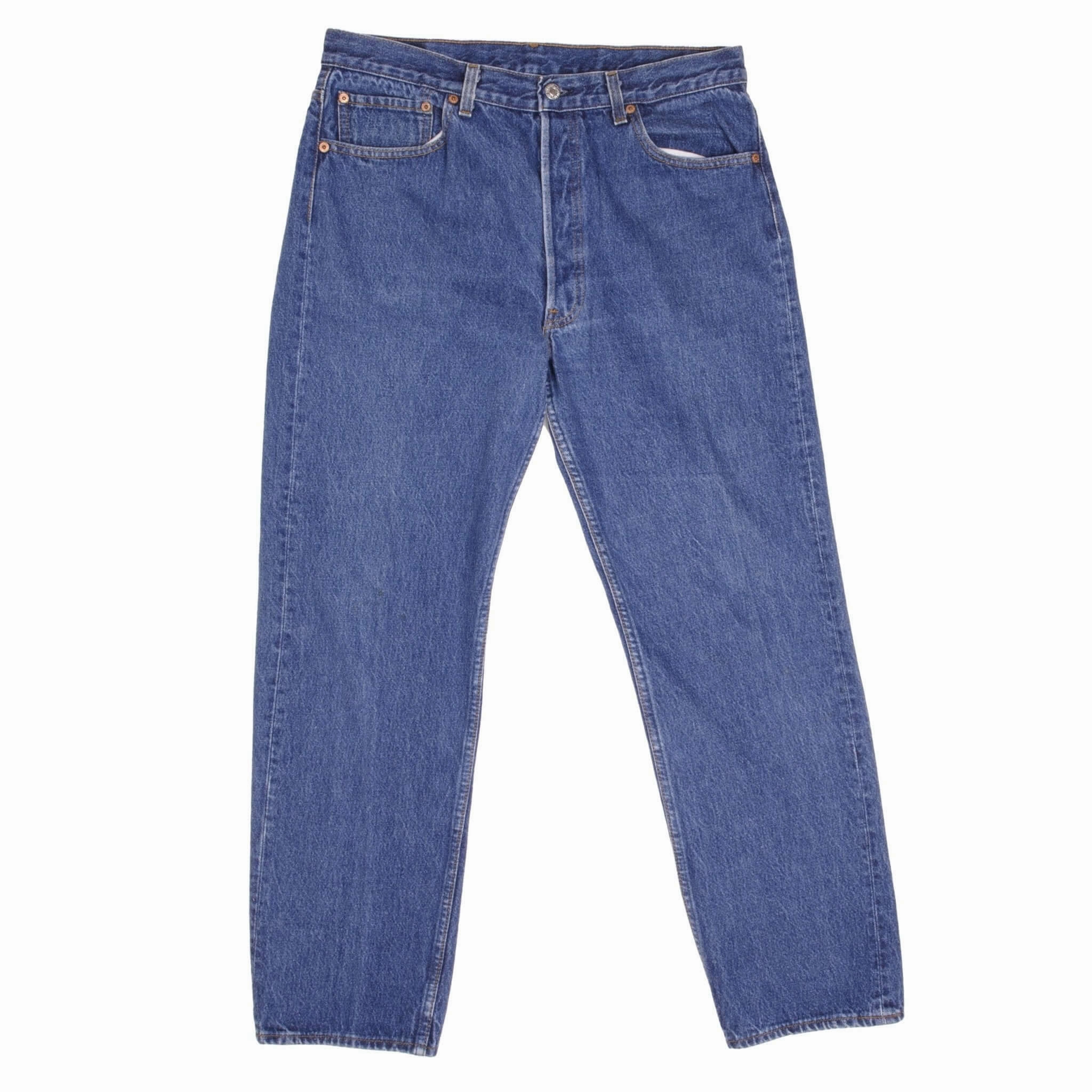 Modern Weekend Style Comfy Fit VINTAGE LEVIS 501 JEANS INDIGO 1980S SIZE W33 L29 MADE IN USA