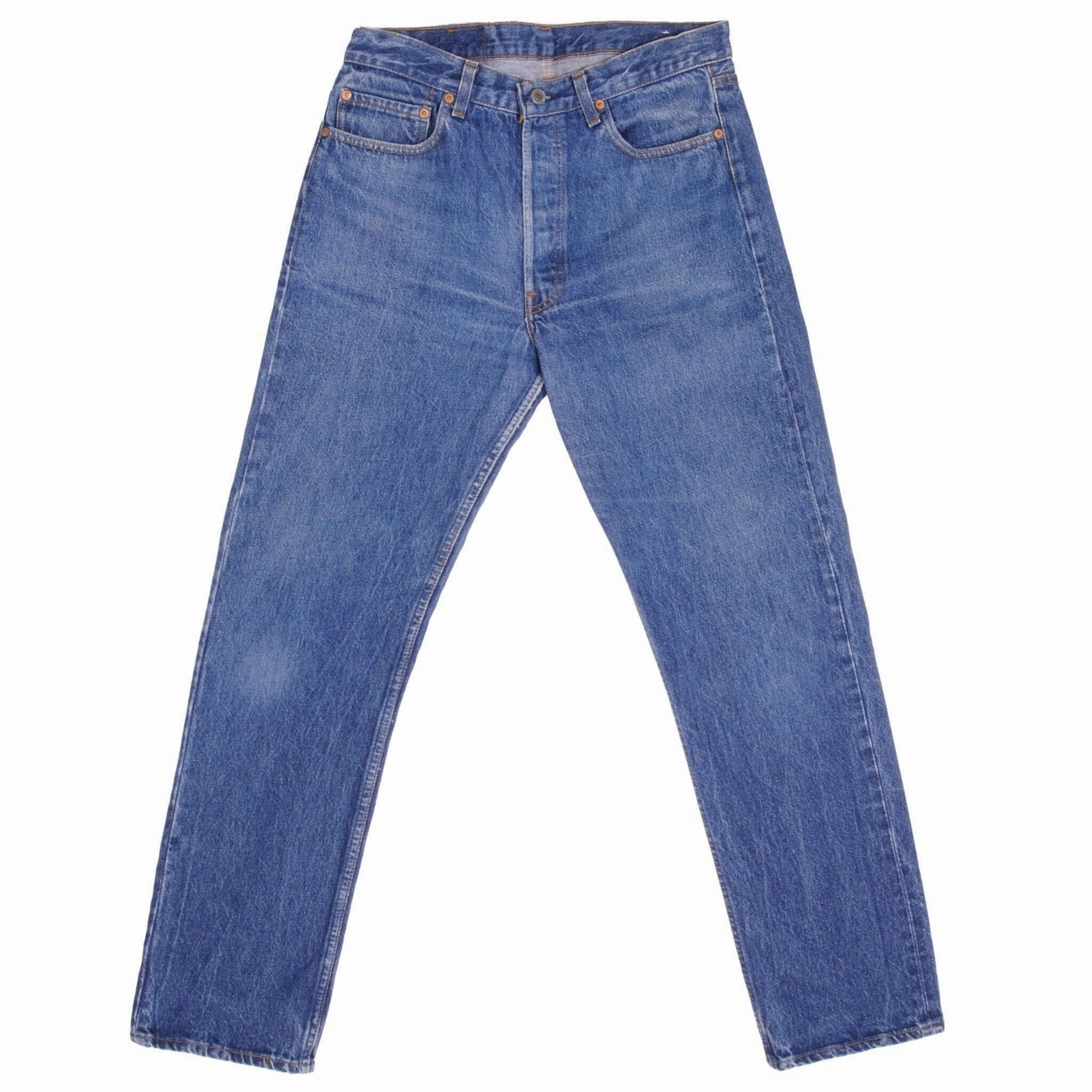 VINTAGE LEVIS 501 JEANS INDIGO 1980S SIZE W33 L32 MADE IN USA Cool Outfit