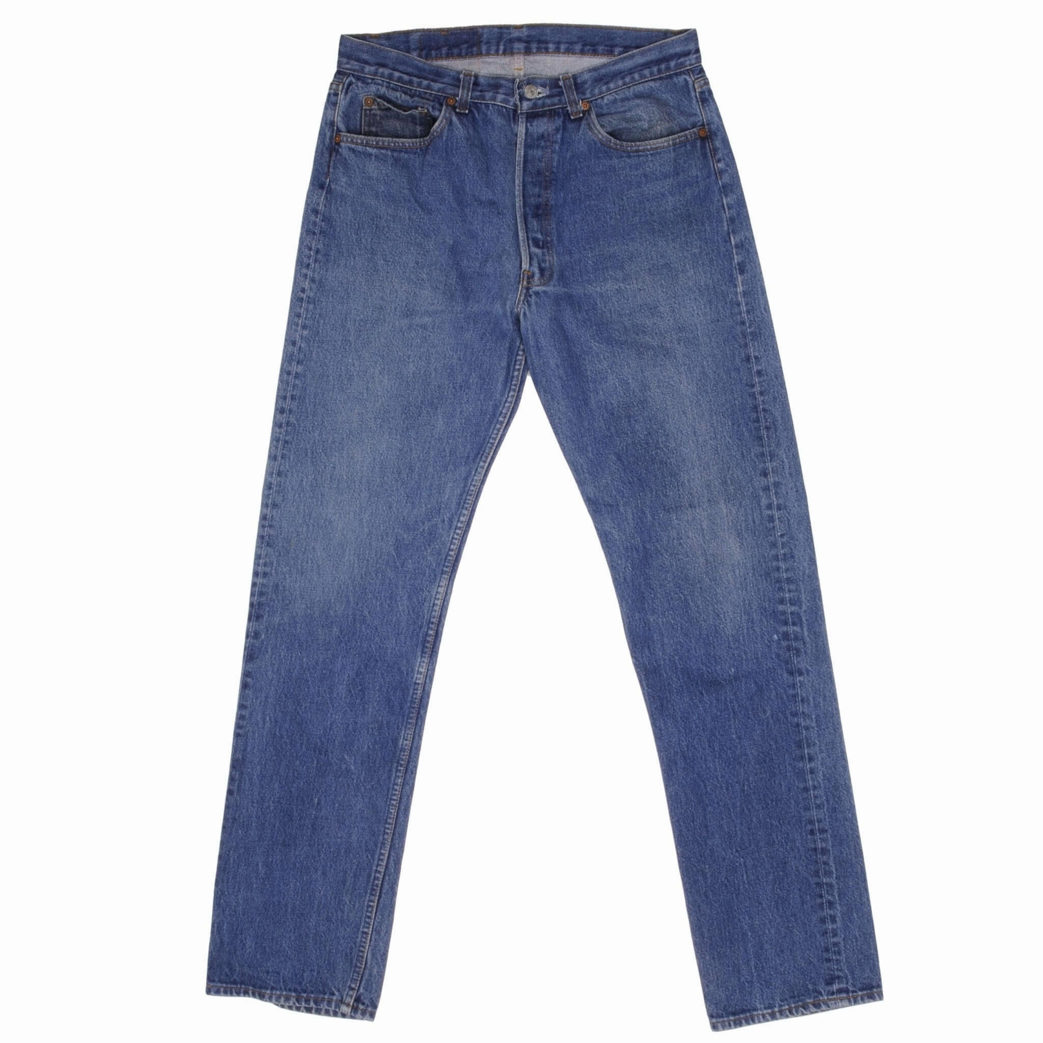 Low Effort Everyday Outdoor Enthusiast Vibrant VINTAGE LEVIS 501 JEANS INDIGO 1980S SIZE W33 L33 MADE IN USA