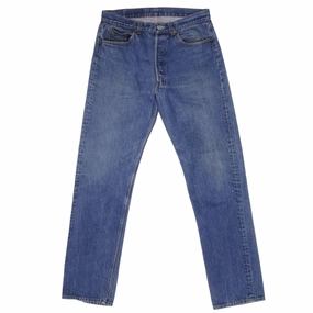 Shopping Day High Quality Weekend Style Comfy Wear VINTAGE LEVIS 501 JEANS INDIGO 1980S SIZE W33 L33 MADE IN USA