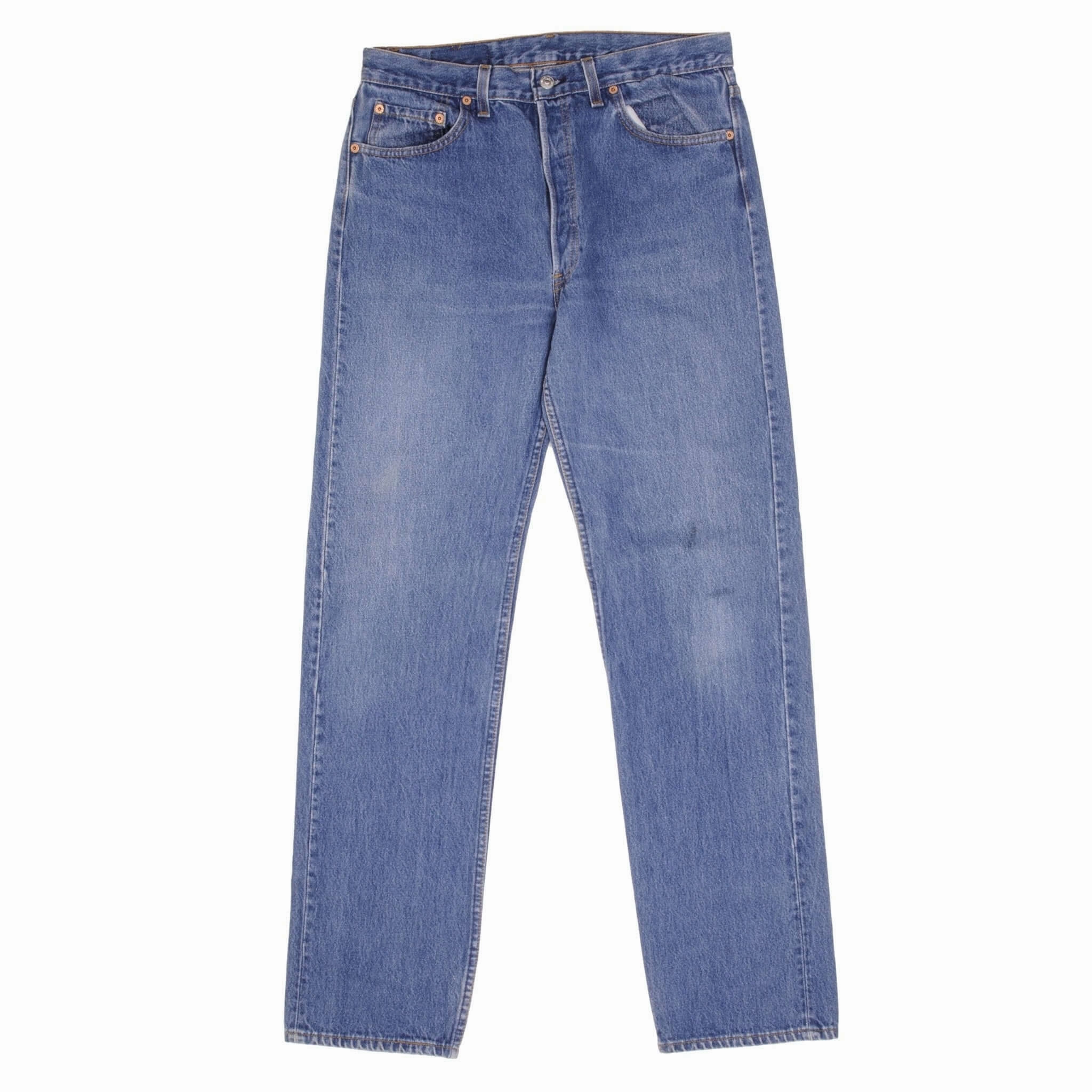 VINTAGE LEVIS 501 JEANS INDIGO 1980S SIZE W34 L34 MADE IN USA High-End Style