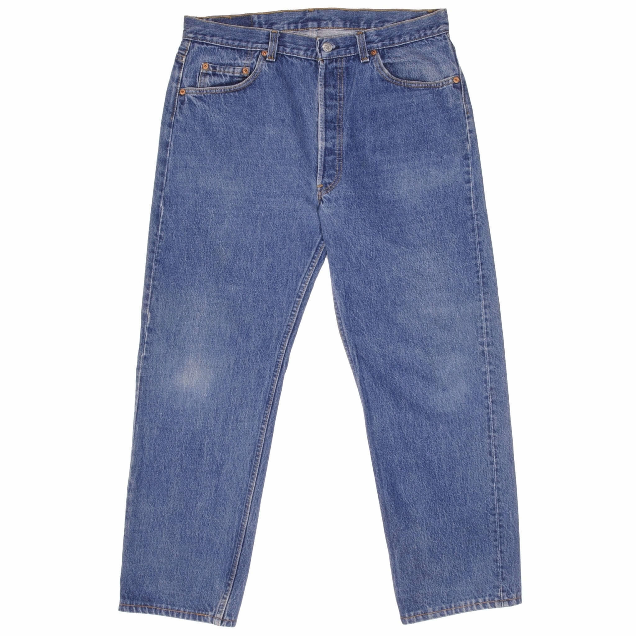 Trusted Outfit VINTAGE LEVIS 501 JEANS INDIGO 1980S SIZE W35 L27 MADE IN USA