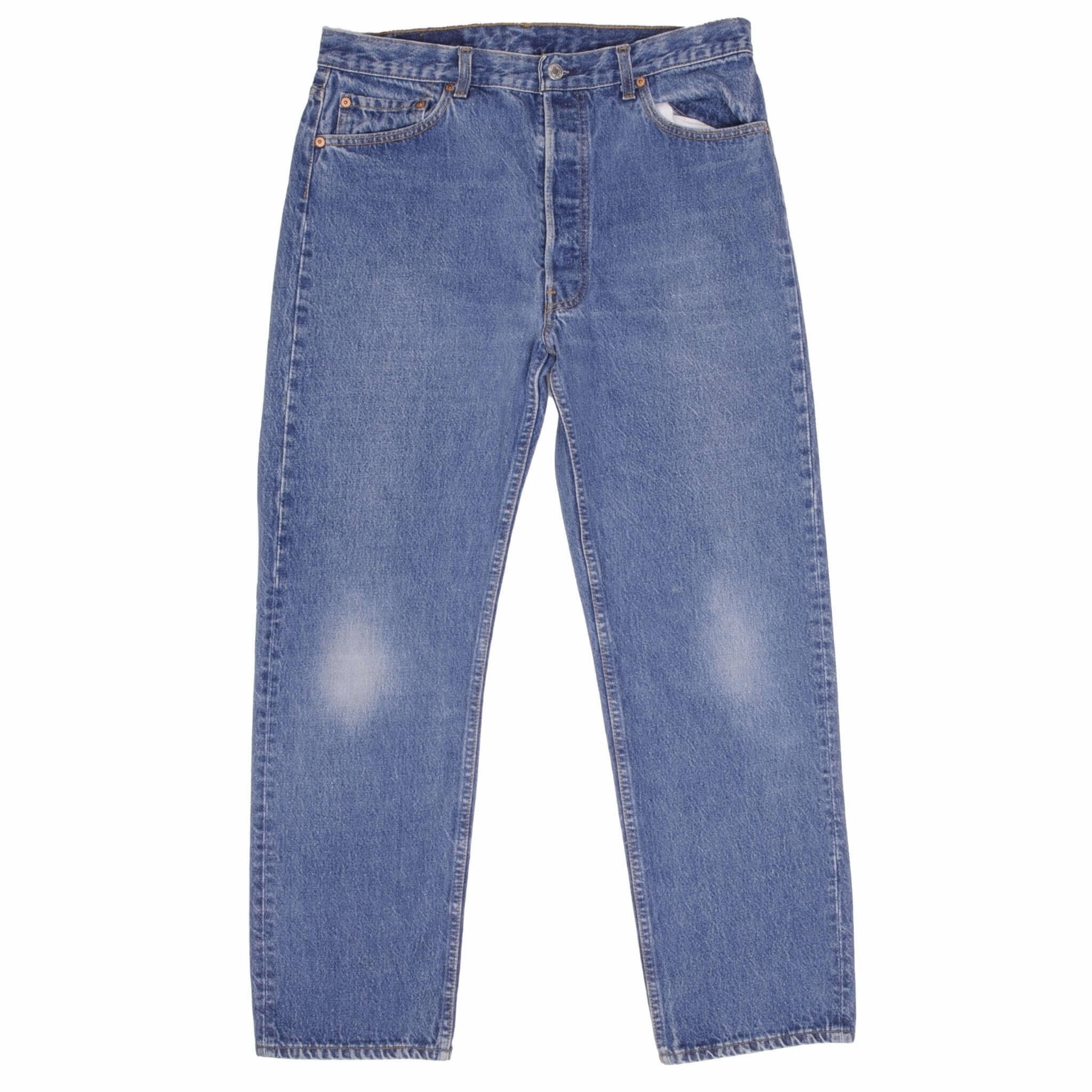 Relaxed Style Lightweight Durable Casual Friday Elegant Casual VINTAGE LEVIS 501 JEANS INDIGO 1980S SIZE W35 L30 MADE IN USA