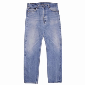 Slim Family Style Daily Wear Daily Musthave VINTAGE LEVIS 501 JEANS INDIGO 1980S SIZE W35 L34 MADE IN USA