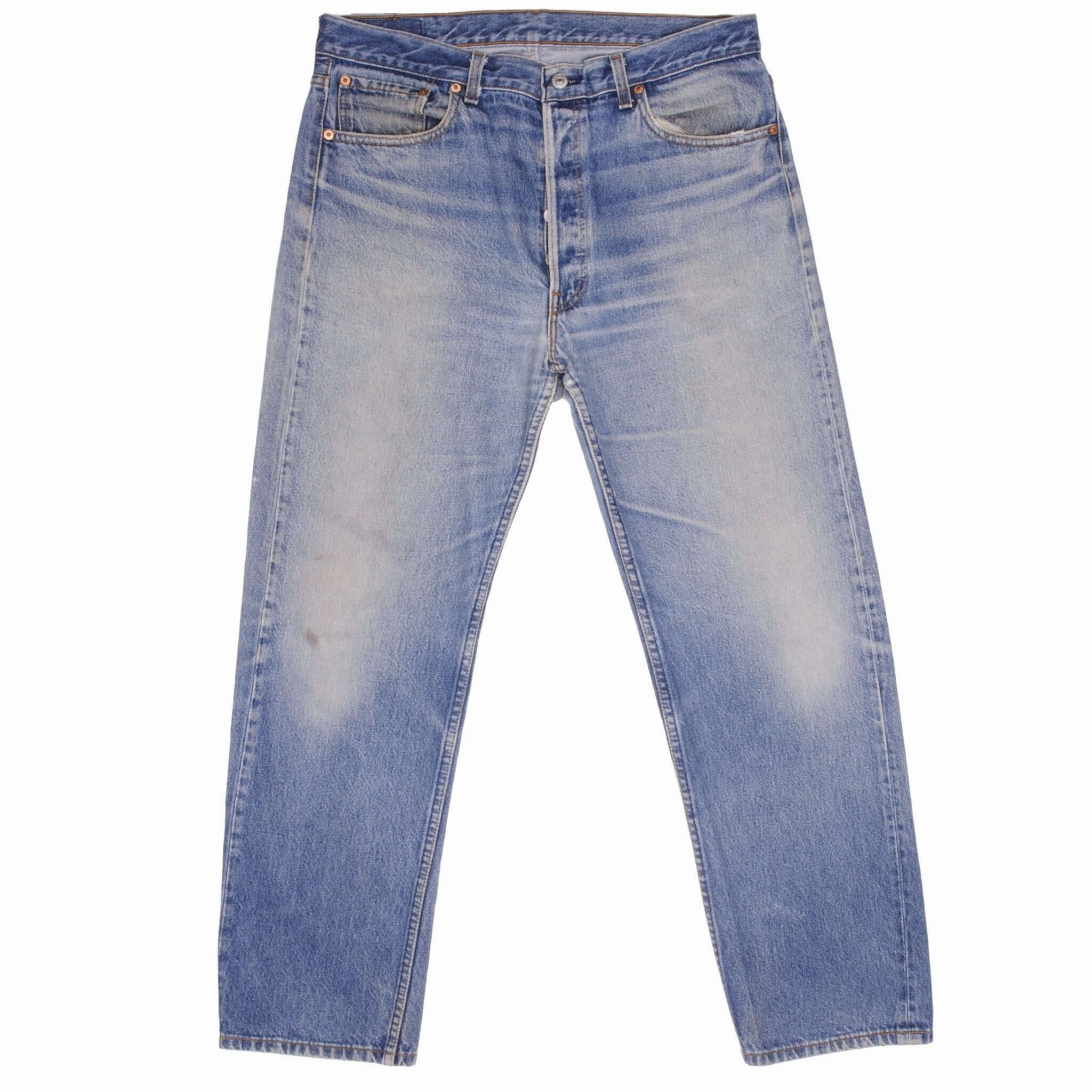 Reliable Choice Unisex Friendly VINTAGE LEVIS 501 JEANS INDIGO 1980S SIZE W36 L30 MADE IN USA