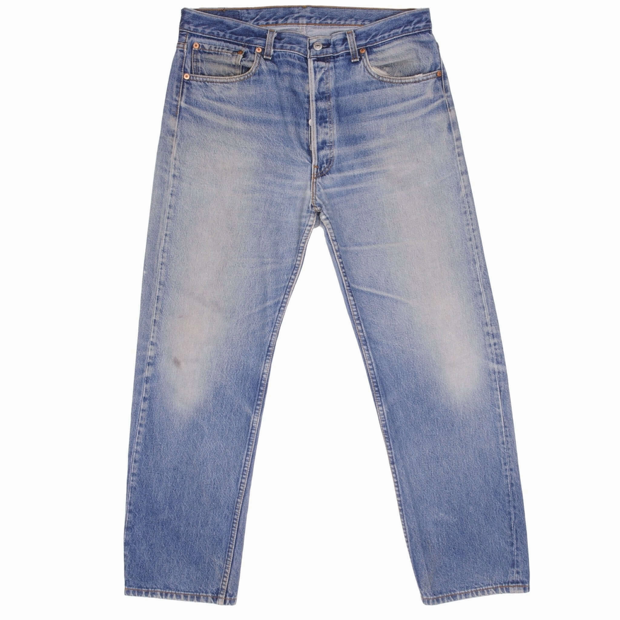 Always Appropriate VINTAGE LEVIS 501 JEANS INDIGO 1980S SIZE W36 L30 MADE IN USA