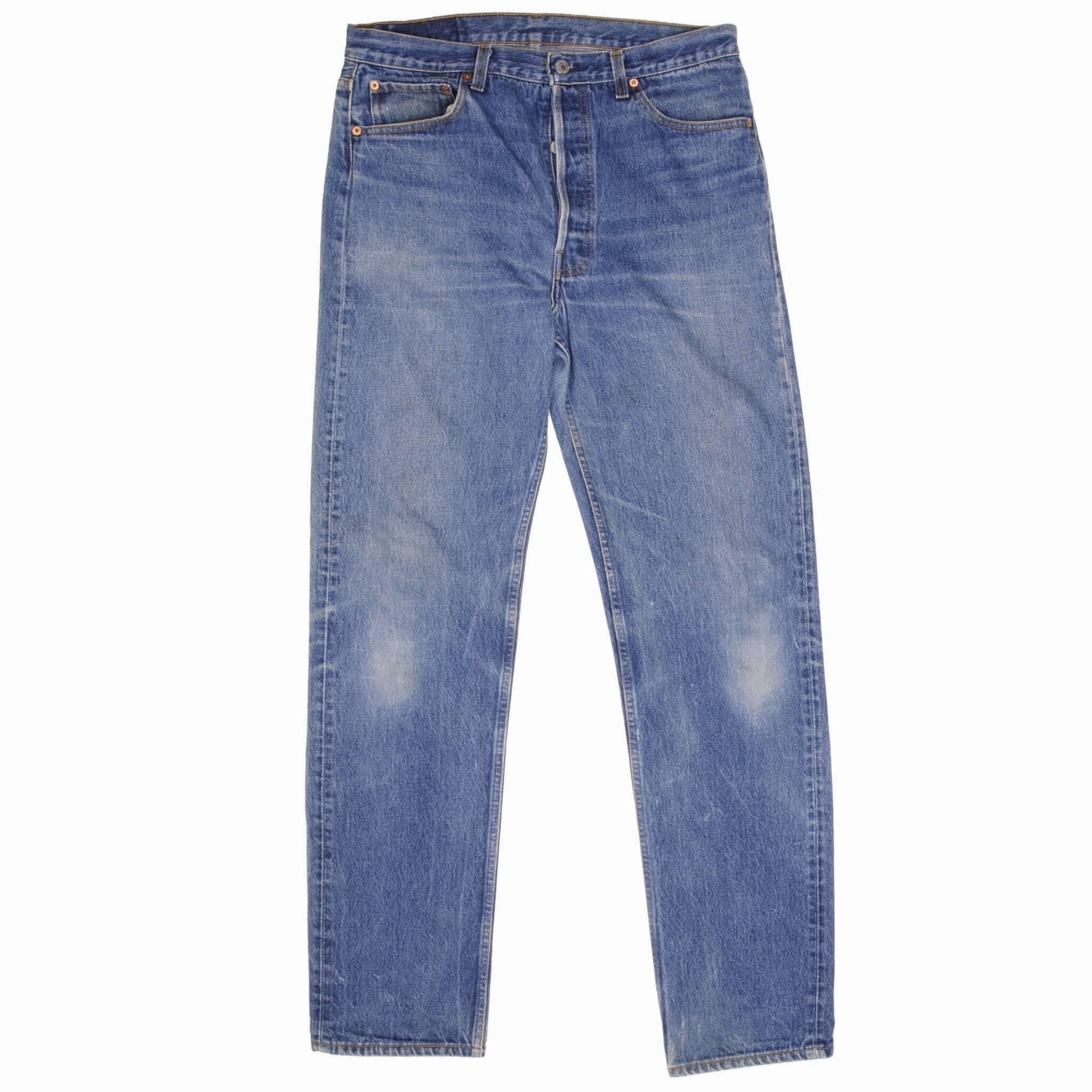 Weekend Warrior Festival Outfit Smooth VINTAGE LEVIS 501 JEANS INDIGO 1980S SIZE W36 L35 MADE IN USA