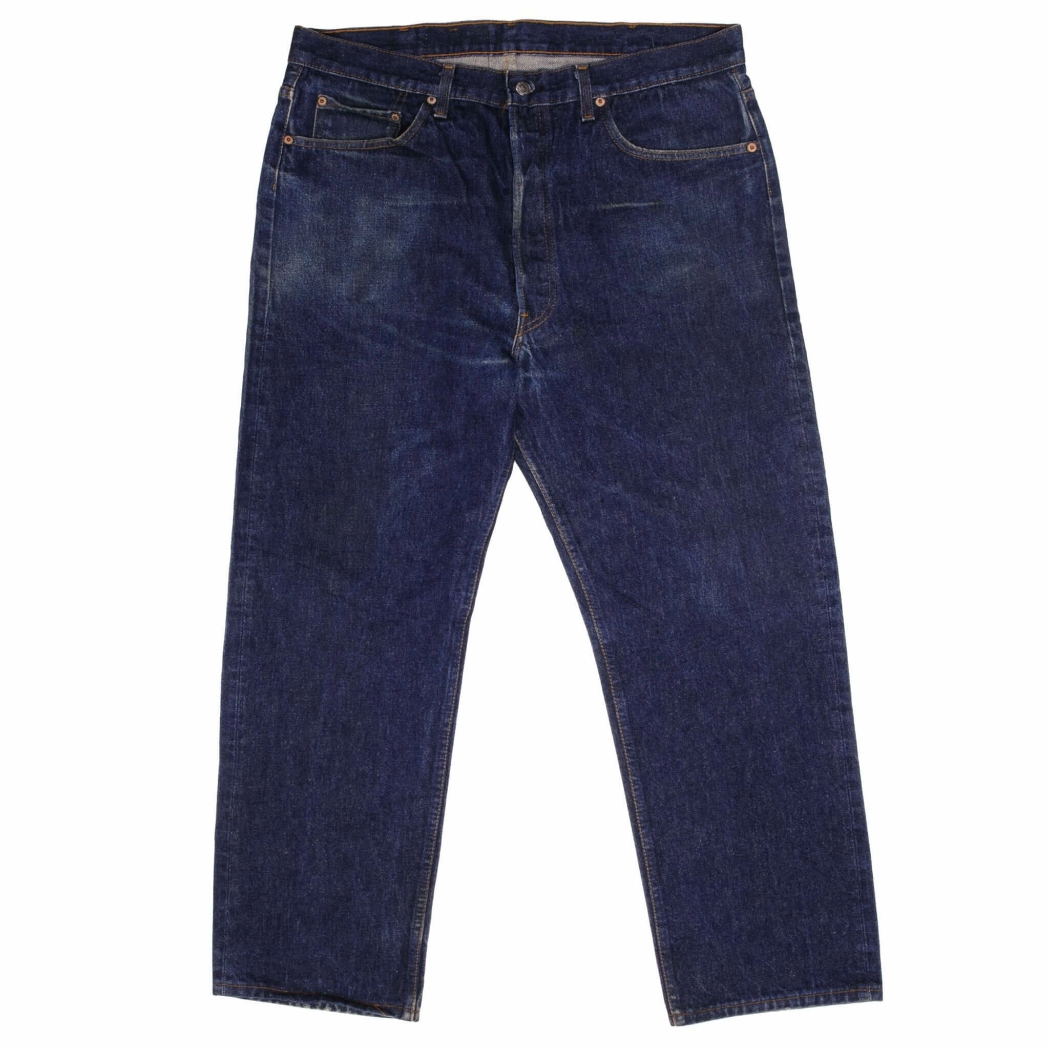 Essential Look VINTAGE LEVIS 501 JEANS INDIGO 1980S SIZE W38 L28 MADE IN USA