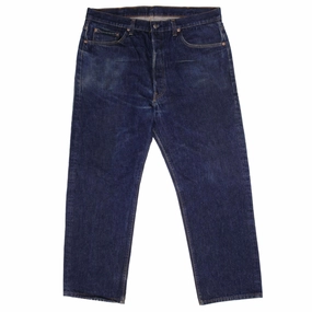 Textured Vibrant VINTAGE LEVIS 501 JEANS INDIGO 1980S SIZE W38 L28 MADE IN USA