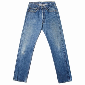 Style Essential VINTAGE LEVIS 501 JEANS INDIGO 1985-1988 SIZE W30 L32 MADE IN USA