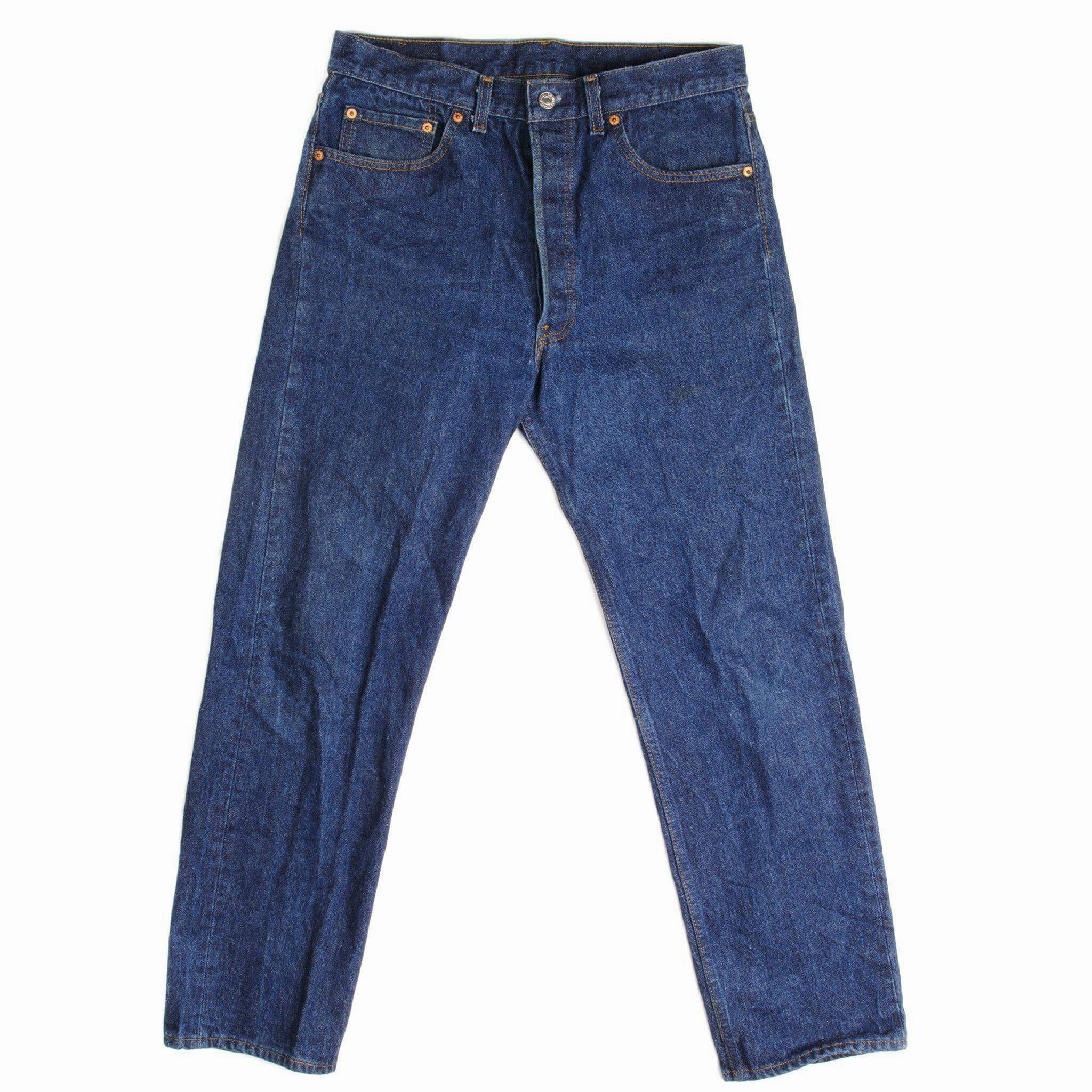 Slim Modern VINTAGE LEVIS 501 JEANS INDIGO 1988-1993 SIZE W32 L29 MADE IN USA