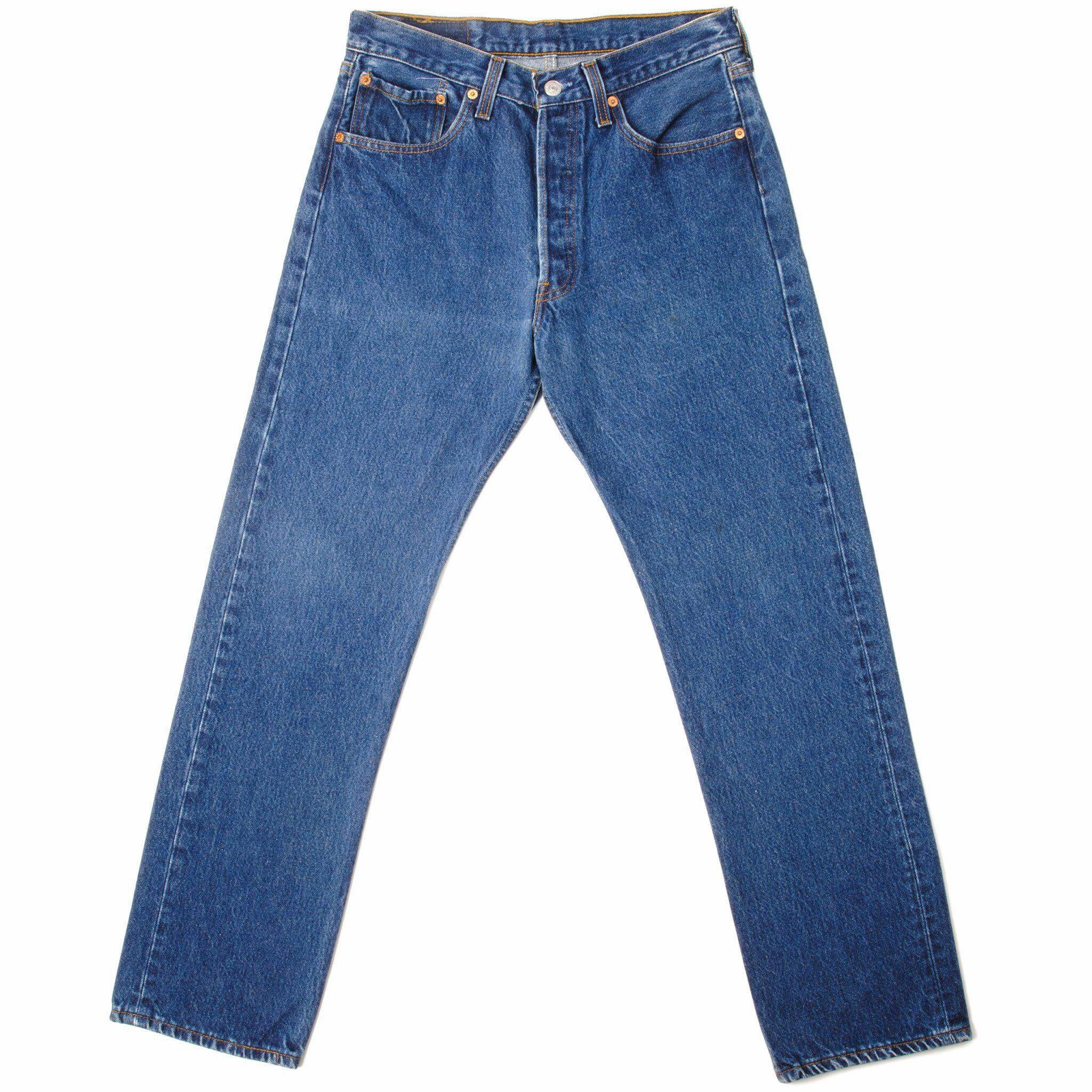 VINTAGE LEVIS 501 JEANS INDIGO 1990'S SIZE W31 L29 MADE IN USA Sharp Vibe Everyday Eco Friendly Earthy