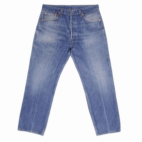 Riveted Stress Points Classic Vibe VINTAGE LEVIS 501 JEANS INDIGO 1990S SIZE W34 L28 MADE IN USA