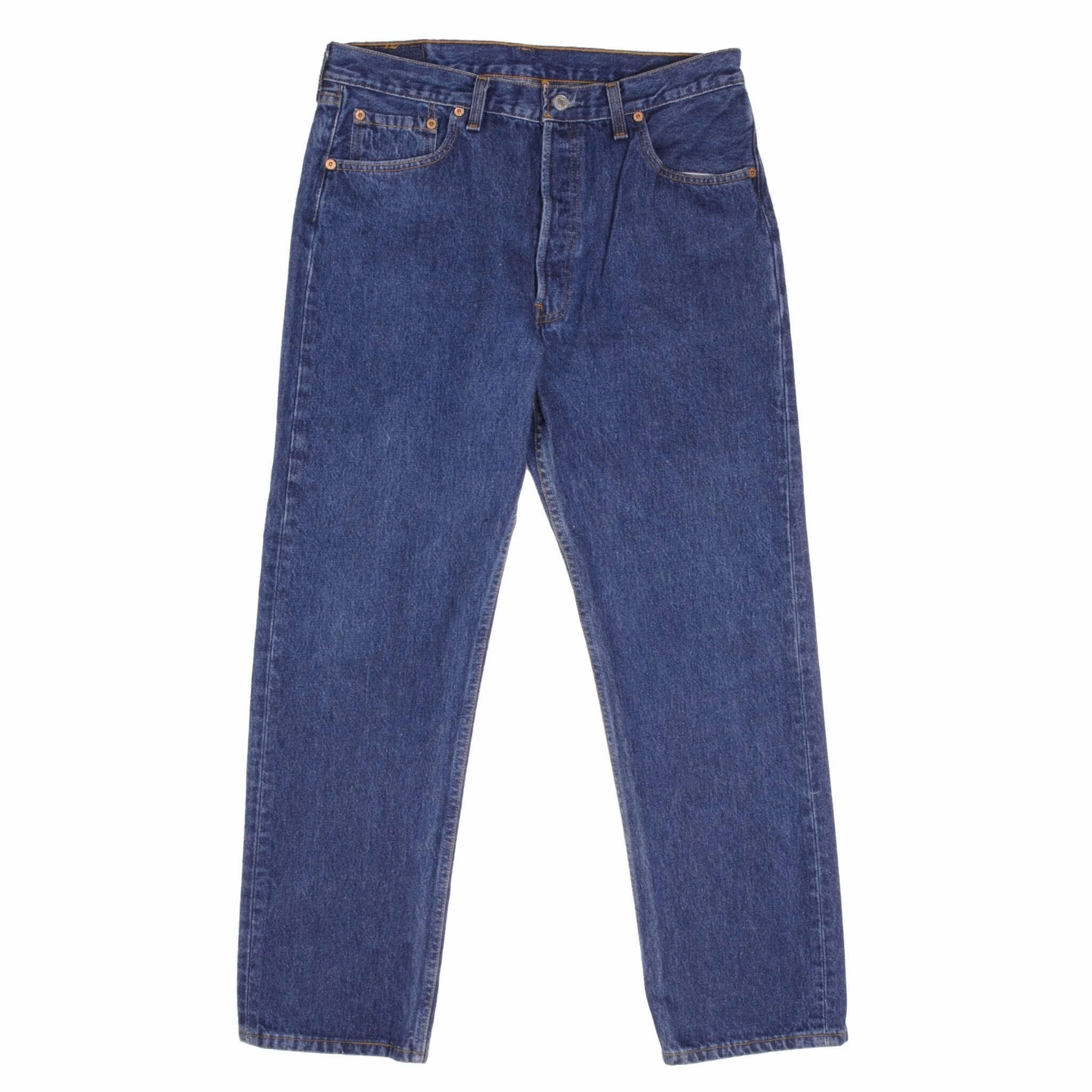 Low Maintenance VINTAGE LEVIS 501 JEANS INDIGO 1990S SIZE W34 L29 MADE IN USA