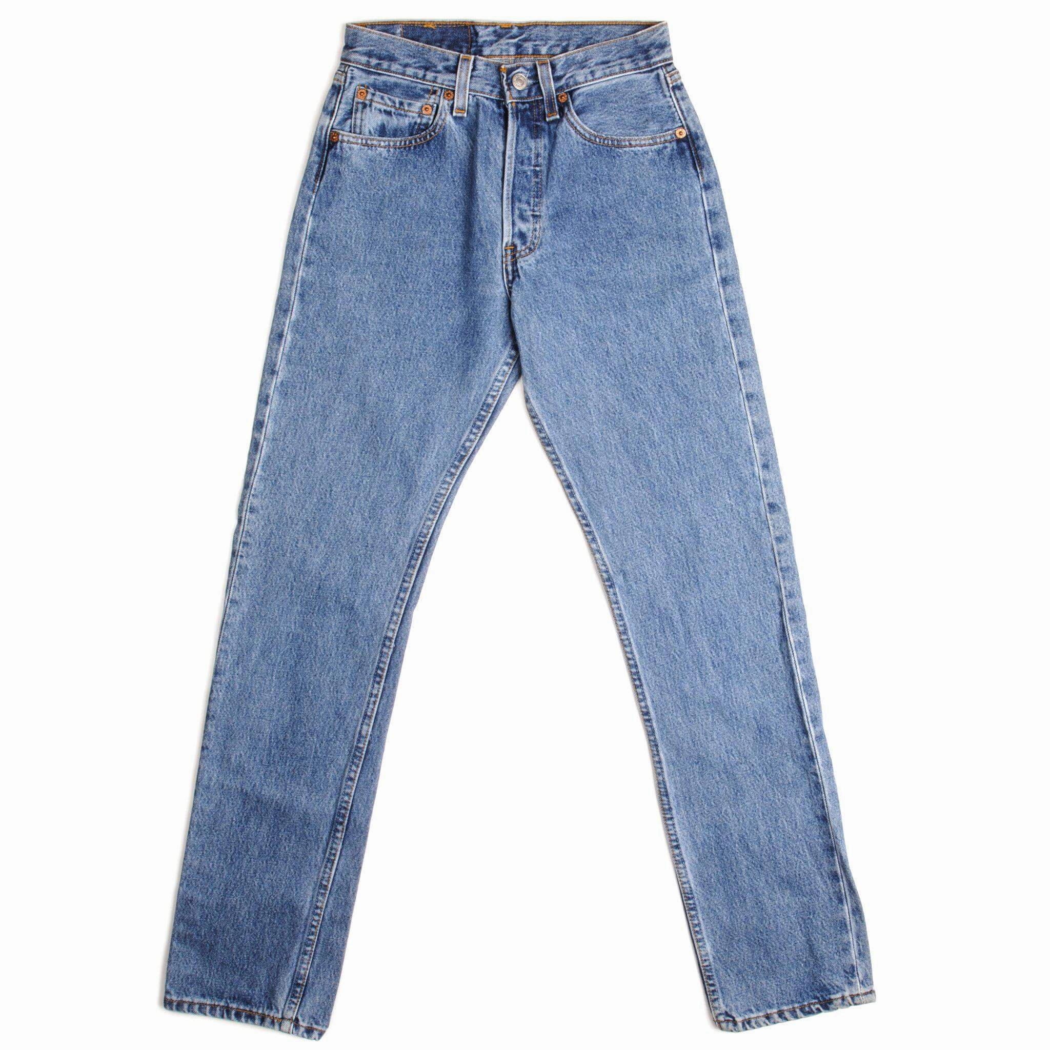 Simple Aesthetic VINTAGE LEVIS 501 JEANS INDIGO 1990S WOMAN SIZE W25 L31 MADE IN USA