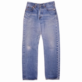 Artist Vibe Work Meeting Casual VINTAGE LEVIS 501 JEANS INDIGO SIZE W27 L29 MADE IN USA