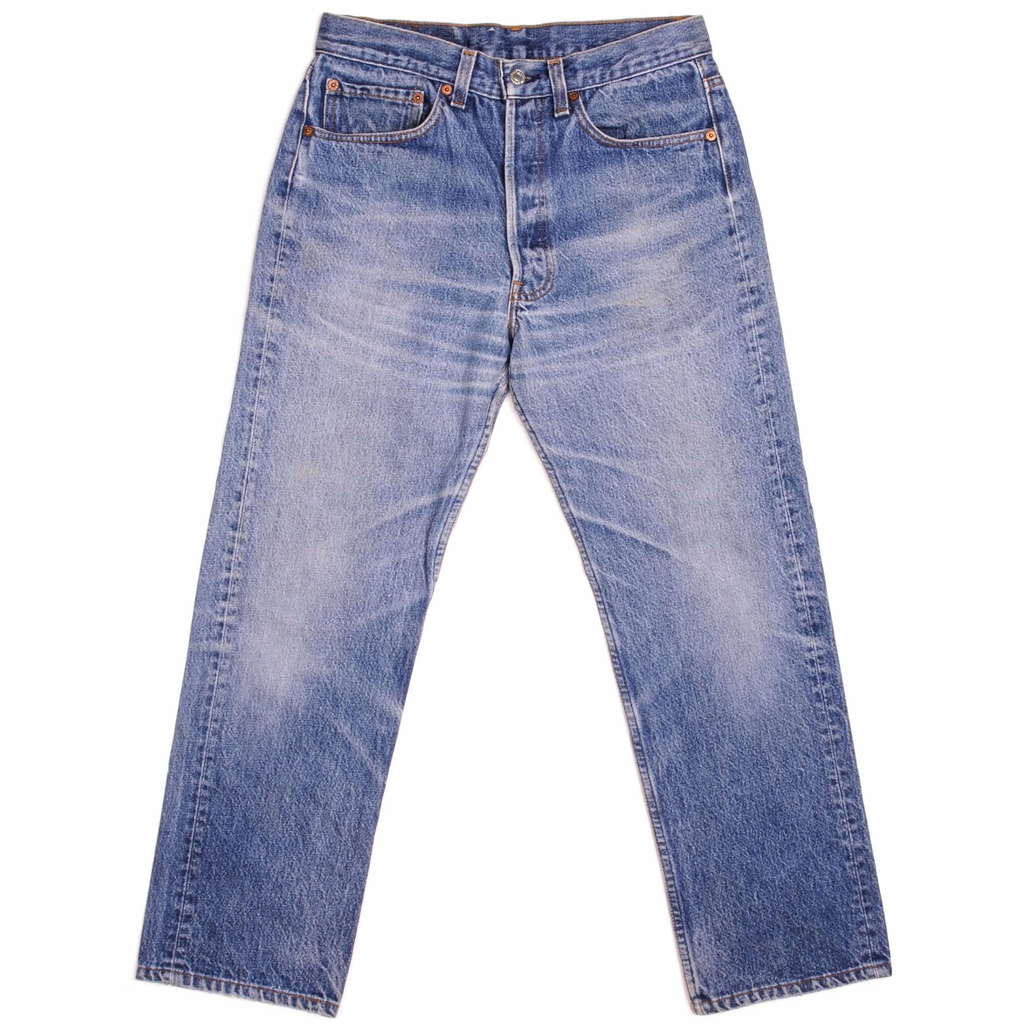 Couple Look Elegant Summer Vibes Fashionable Fit VINTAGE LEVIS 501 JEANS INDIGO SIZE W30 L27 MADE IN USA