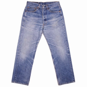 Couple Look Elegant Summer Vibes Fashionable Fit VINTAGE LEVIS 501 JEANS INDIGO SIZE W30 L27 MADE IN USA