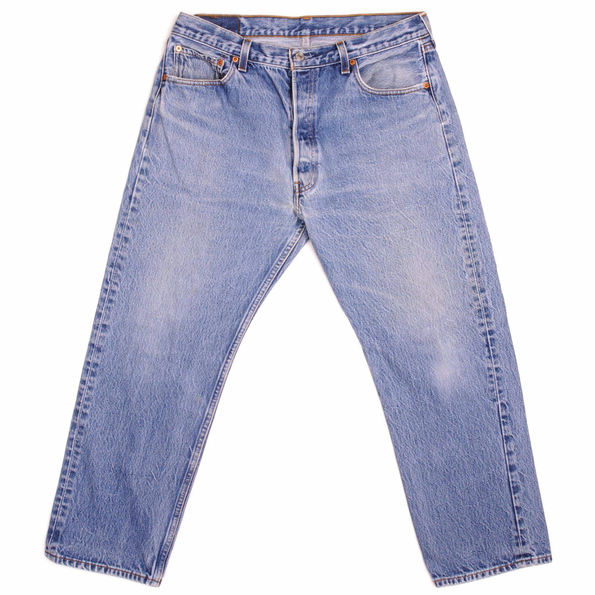 VINTAGE LEVIS 501 JEANS INDIGO SIZE W34 L26 1990s MADE IN USA Chill Outfit Spring Mood