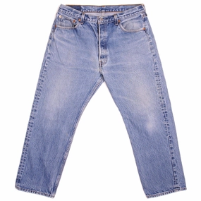 VINTAGE LEVIS 501 JEANS INDIGO SIZE W34 L26 1990s MADE IN USA Chill Outfit Spring Mood