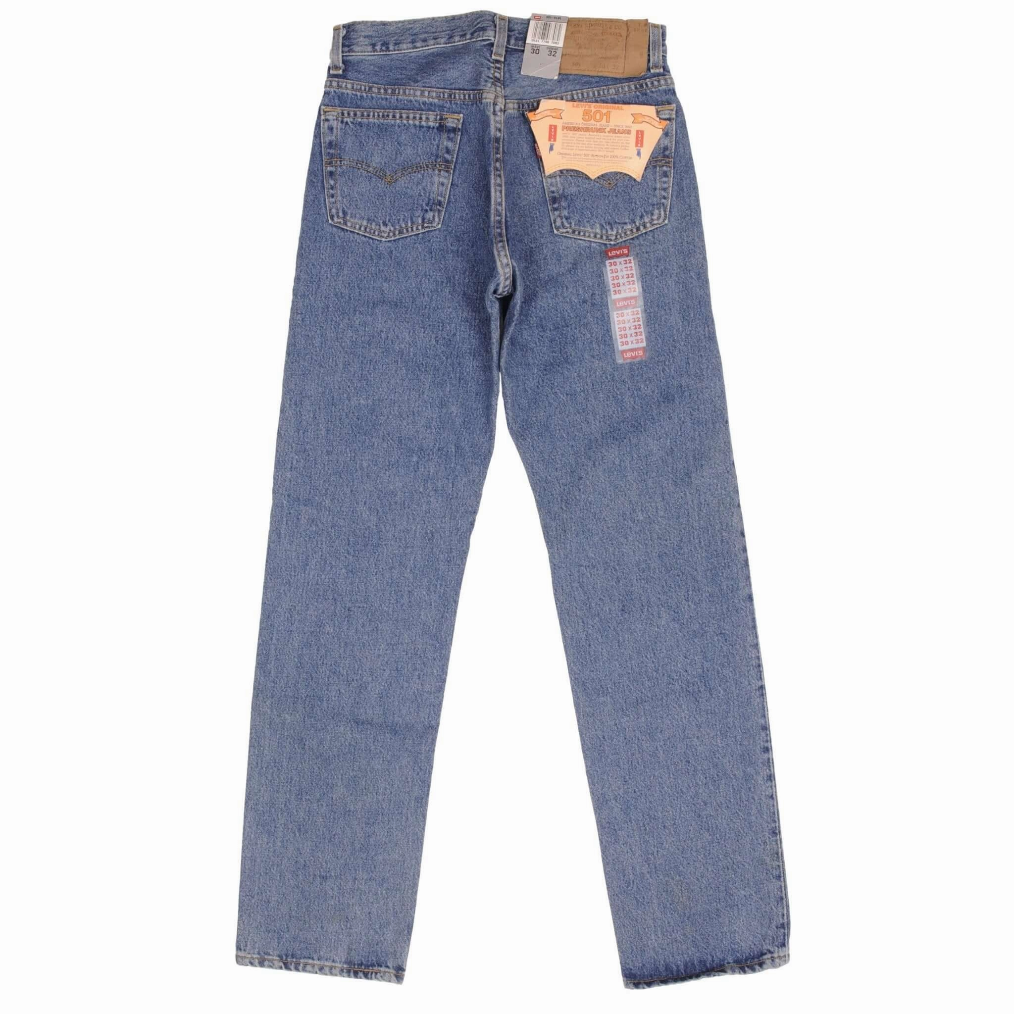 VINTAGE LEVIS 501 PRESHRUNK JEANS 1993 SIZE W30 L32 MADE IN USA DEADSTOCK Casual Style Casual Days