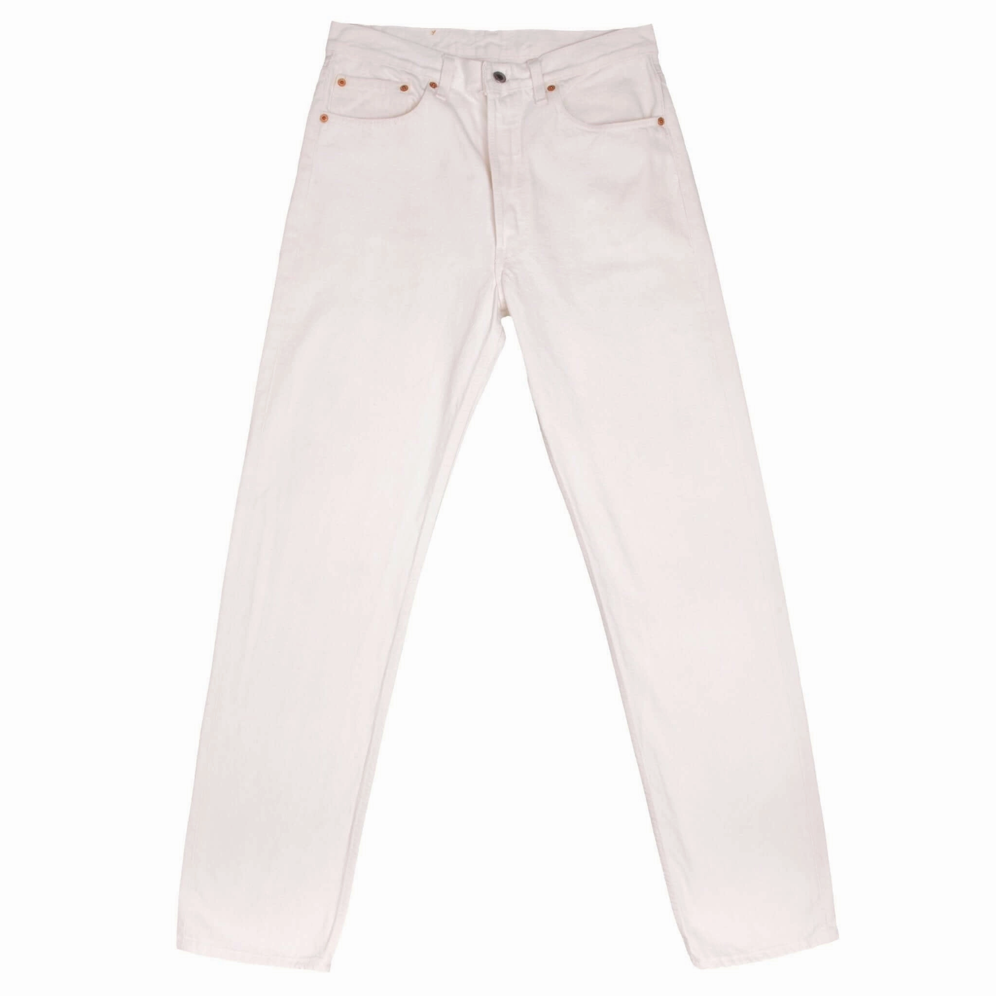 Modern Casual Universal Basic VINTAGE LEVIS 501 WHITE JEANS 1980S W33 L34 MADE IN USA