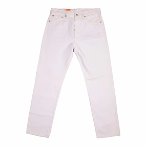 VINTAGE LEVIS 501 WHITE PRESHRUNK JEANS 1993 SIZE 33X32 W33 L32 MADE IN USA DEADSTOCK Low Maintenance Denim Basic Layers