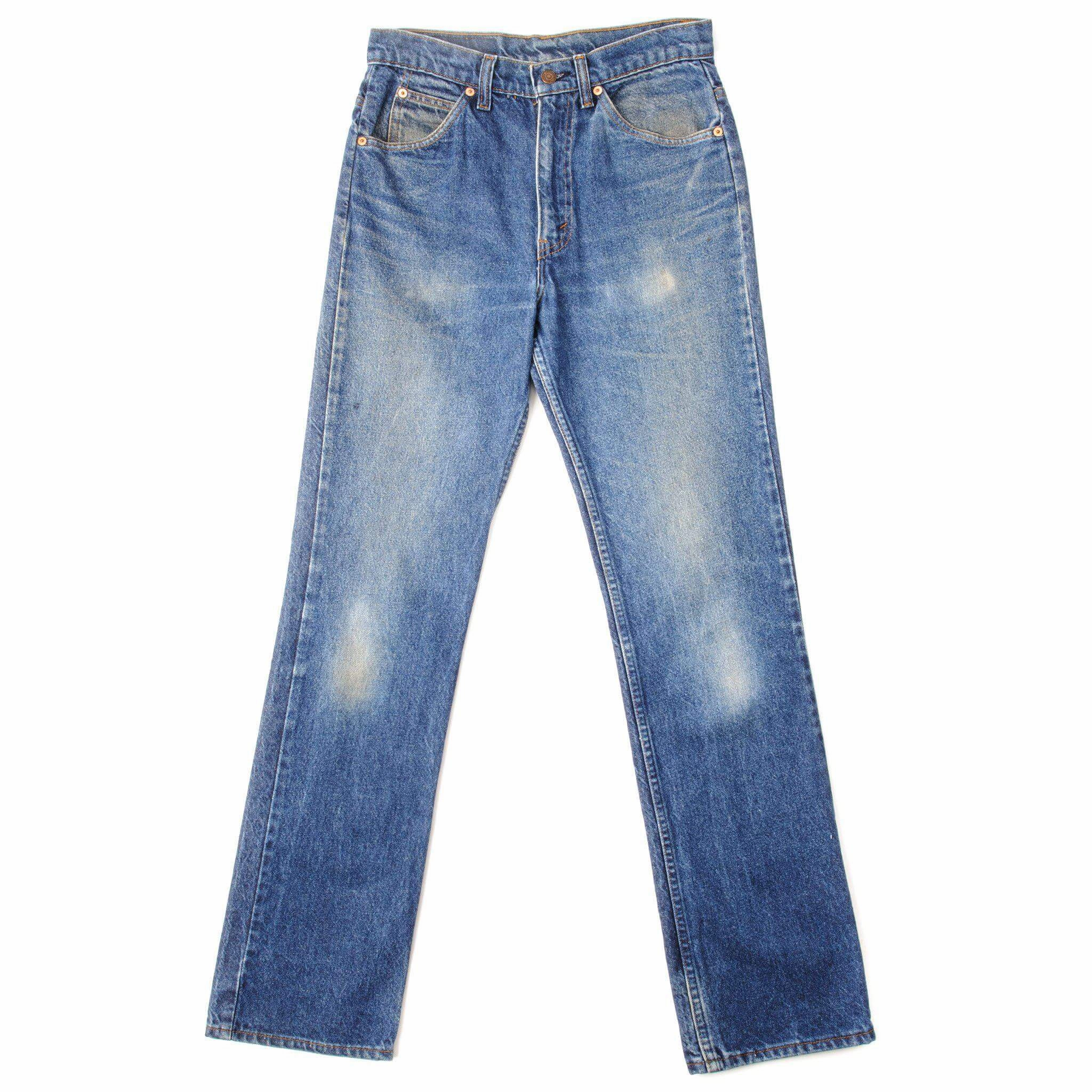 VINTAGE LEVIS 517 JEANS INDIGO 1988-1993 SIZE W30 L33 MADE IN USA Adjustable Belt Loops