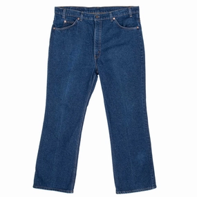 VINTAGE LEVIS 517 ORANGE TAB INDIGO JEANS 40X30 MADE IN USA Weekend Style Casual Parent Style Lightwear Option