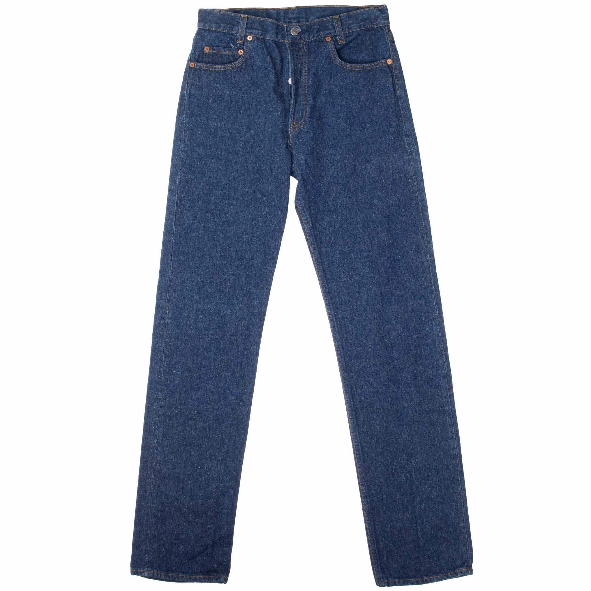 Textured Loose Luxury Style Daily VINTAGE LEVIS 701 STUDENT FIT JEANS INDIGO 1980S SIZE 29X34 MADE IN USA