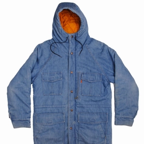 VINTAGE LEVIS COAT SIZE MEDIUM MADE IN USA ORANGE TAB 1970S Late Autumn