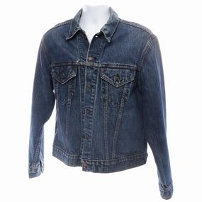 VINTAGE LEVIS JACKET SINGLE STITCH SIZE 44 MADE IN USA Eye - Catching