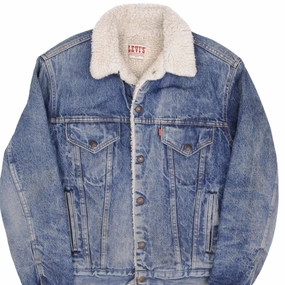 Lightweight Shield Rugged Protection VINTAGE LEVIS SHERPA TRUCKER DENIM JACKET 1980S SIZE 38R MADE IN USA
