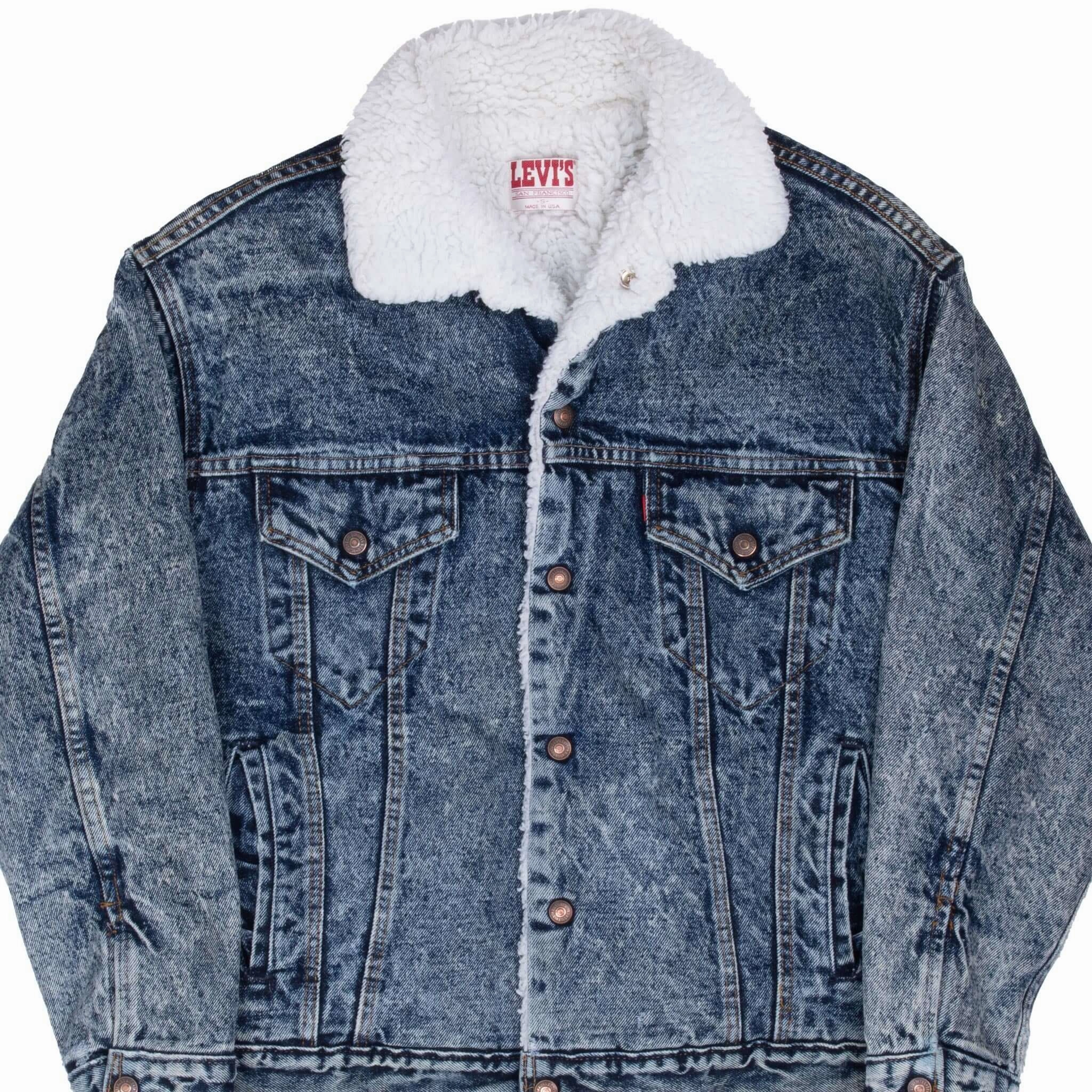 Modern Outdoor Gear VINTAGE LEVIS SHERPA TRUCKER DENIM JACKET 1980S SMALL MADE IN USA