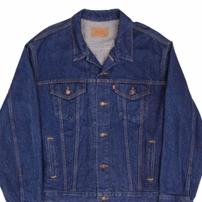 VINTAGE LEVIS TYPE 3 DENIM JACKET 4 POCKETS 1980S SIZE 50 MADE IN USA Warm Interior