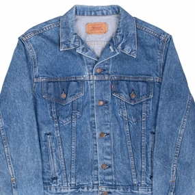 Attitude Reflective accents VINTAGE LEVIS TYPE 3 DENIM JACKET 4 POCKETS 70506 0214 1980S SIZE 44 MADE IN USA