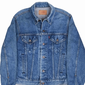 Secure Closures VINTAGE LEVIS TYPE 3 DENIM JACKET 4 POCKETS 70506 1980S SIZE 40 MADE IN USA