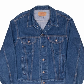 Pendant Comfy Layer VINTAGE LEVIS TYPE 3 DENIM JACKET 4 POCKETS 70506 1980S SIZE 46 MADE IN USA